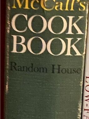Vintage 60s 1960s Mid Century McCall’s Cook Book RETRO Green Hardcover Cookbook